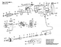 Bosch 0 601 402 041 Pn-Screwdriver - Ind. 110 V / GB Spare Parts